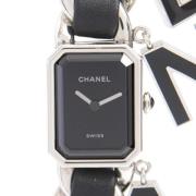 Pre-owned Metal watches Chanel Vintage , Black , Dames