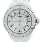 Pre-owned Fabric watches Chanel Vintage , White , Heren