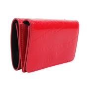 Pre-owned Leather wallets Balenciaga Vintage , Red , Dames