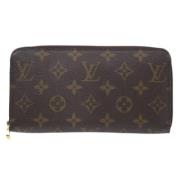 Pre-owned Canvas wallets Louis Vuitton Vintage , Brown , Dames