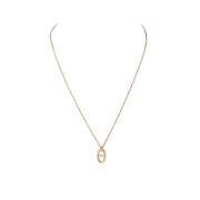 Pre-owned Rose Gold necklaces Hermès Vintage , Yellow , Dames