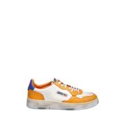 Retro Vintage Sneaker in Oranje/Blauw Autry , Multicolor , Heren