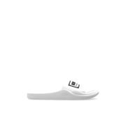 Sloffen met logo Kenzo , White , Heren