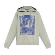 Sweatshirt met print Versace Jeans Couture , Gray , Heren