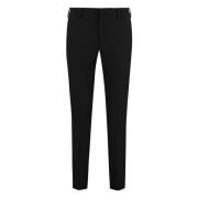 Techno Fabric Tailored Trousers PT Torino , Black , Dames