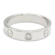 Pre-owned White Gold rings Cartier Vintage , Gray , Dames