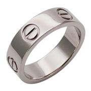 Pre-owned White Gold rings Cartier Vintage , Gray , Dames