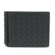 Pre-owned Leather wallets Bottega Veneta Vintage , Black , Dames