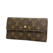 Pre-owned Fabric wallets Louis Vuitton Vintage , Brown , Dames