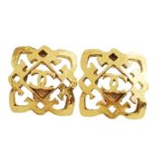 Pre-owned Metal chanel-jewelry Chanel Vintage , Yellow , Dames