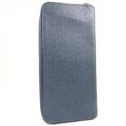 Pre-owned Leather wallets Louis Vuitton Vintage , Blue , Dames