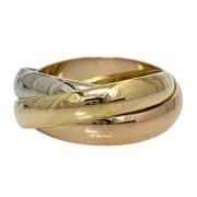 Pre-owned Rose Gold rings Cartier Vintage , Yellow , Dames