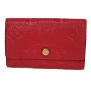 Pre-owned Canvas wallets Louis Vuitton Vintage , Red , Dames