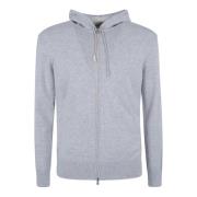 Lichtgrijs Ivoor Hoodie Eleventy , Gray , Heren