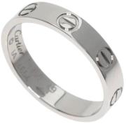 Pre-owned Platinum rings Cartier Vintage , Gray , Dames