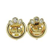 Pre-owned Metal dior-jewelry Dior Vintage , Yellow , Dames