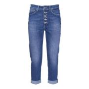 Stijlvolle Jewel Broek Dondup , Blue , Dames