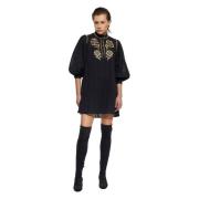 Short Dresses Antik Batik , Black , Dames