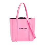 Pre-owned Leather totes Balenciaga Vintage , Pink , Dames