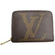 Pre-owned Canvas wallets Louis Vuitton Vintage , Brown , Dames