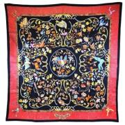 Pre-owned Silk scarves Hermès Vintage , Multicolor , Dames