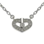 Pre-owned White Gold necklaces Cartier Vintage , Gray , Dames