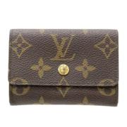 Pre-owned Canvas wallets Louis Vuitton Vintage , Brown , Dames