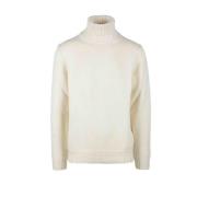 Kasjmier Turtleneck Sweater Drumohr , White , Heren