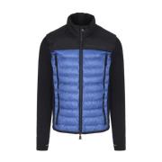 Hybride Dwin Jas met Donsgevulde Voorkant Moncler , Blue , Heren