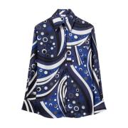 Blauwe Trui voor Vrouwen Aw24 Emilio Pucci , Blue , Dames