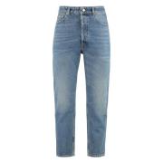 Contraststiksels Straight Leg Jeans Golden Goose , Blue , Heren