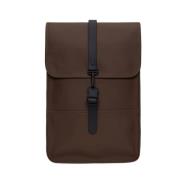 Minimalistische Rugzak met Laptopvak Rains , Brown , Dames