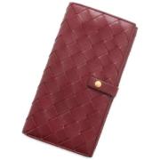 Pre-owned Leather wallets Bottega Veneta Vintage , Red , Dames