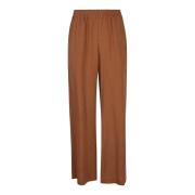 Linnen Broek Made in Italy Eleventy , Brown , Dames