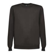 Bruine Gebreide Kleding voor Mannen Aw24 Dell'oglio , Brown , Heren