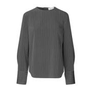 Lange Mouw KemmaMD Top Modström , Gray , Dames