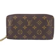 Pre-owned Leather wallets Louis Vuitton Vintage , Brown , Dames