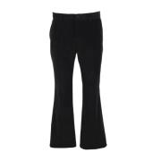 Zwarte Corduroy Rechte Pijp Broek Bally , Black , Heren