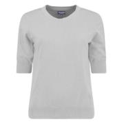 Ronde hals Pullover Bloomings , Gray , Dames