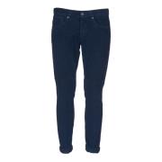 Skinny Stretch Jeans Dondup , Blue , Heren