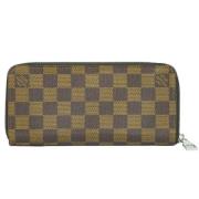 Pre-owned Canvas wallets Louis Vuitton Vintage , Brown , Dames