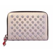 Pre-owned Leather wallets Christian Louboutin Pre-owned , Gray , Dames