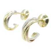 Pre-owned Yellow Gold earrings Cartier Vintage , Yellow , Dames