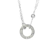 Pre-owned White Gold necklaces Cartier Vintage , Gray , Dames