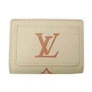 Pre-owned Canvas wallets Louis Vuitton Vintage , Beige , Dames