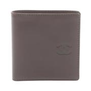 Pre-owned Leather wallets Chanel Vintage , Brown , Heren