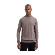 Turtle Neck Pullover Sweater Dstrezzed , Beige , Heren