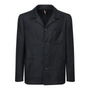 Blauwe Blazer voor Mannen Dell'oglio , Blue , Heren