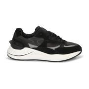 Zwarte Sneakers voor Modieuze Mannen D.a.t.e. , Black , Heren