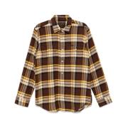 Geruite Flanellen Shirt Chocolade Banaan Filson , Multicolor , Heren